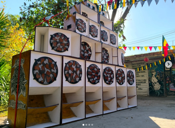 Olympo Sound System Speaker Wall Stack